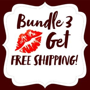 FREE SHIPPING!! PLUS BUNDLE 3 save 20%!